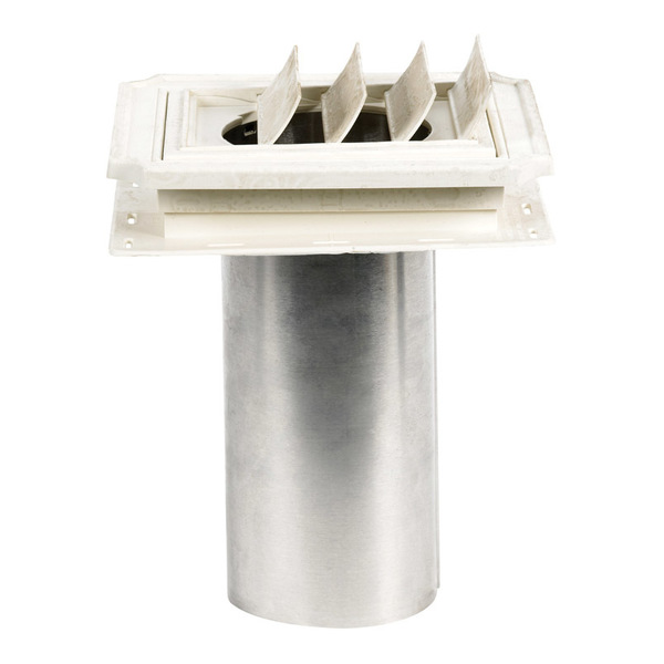 Builders Edge VENT EXHAUST WHT 7""X7.9"" 140037079117